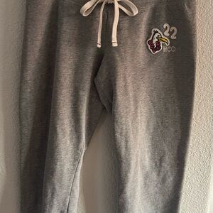 Hollister Gray Joggers with Embroidered Logo